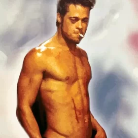 Brad Pitt Fight Club Paint by Number