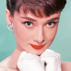 Charming Audrey Hepburn Paint by Number