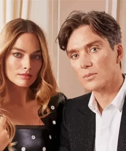 Cillian Murphy And Margot Robbie Paint by Number