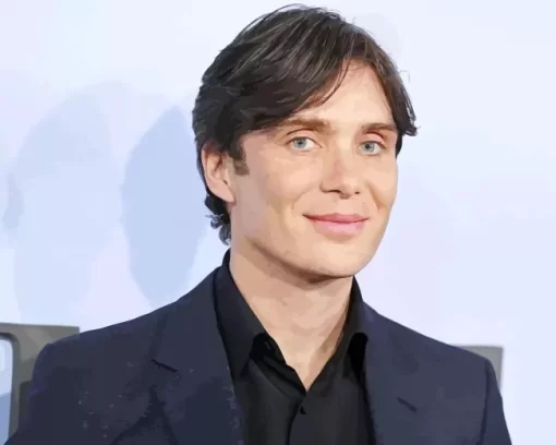 Cillian Murphy Smiling Paint by Number