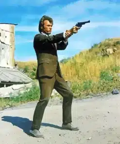 Clint Eastwood Dirty Harry Don Siegel Paint by Number