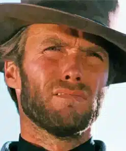 Clint Eastwood Actor Paint by Number