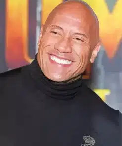 Dwayne Johnson Celebrity Paint by Number