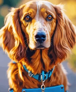 English Cocker Spaniel Dog Paint by Number