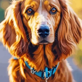 English Cocker Spaniel Dog Paint by Number