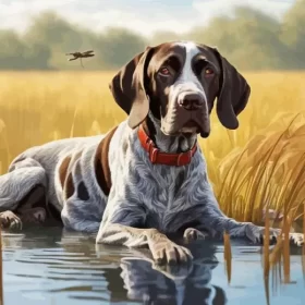 German Shorthaired Pointer Paint by Number