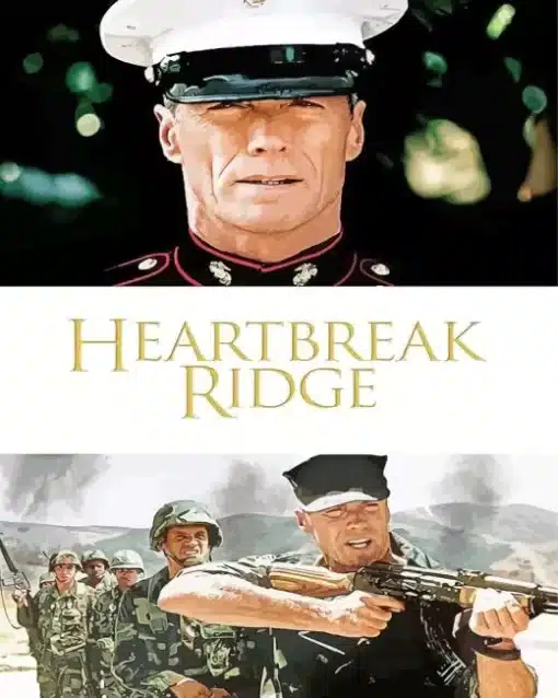 Heartbreak Ridge Clint Eastwood Paint by Number