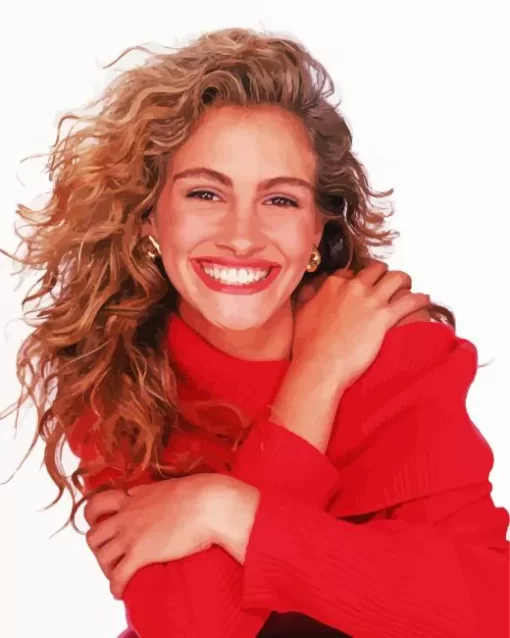 Young Julia Roberts Paint by Number