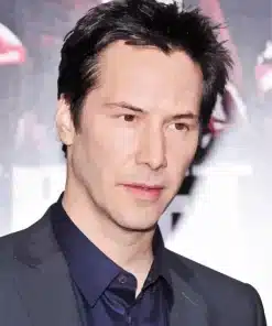 Keanu Reeves Actor Paint by Number