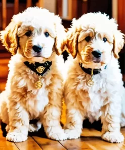 Labradoodle Puppies Paint by Number