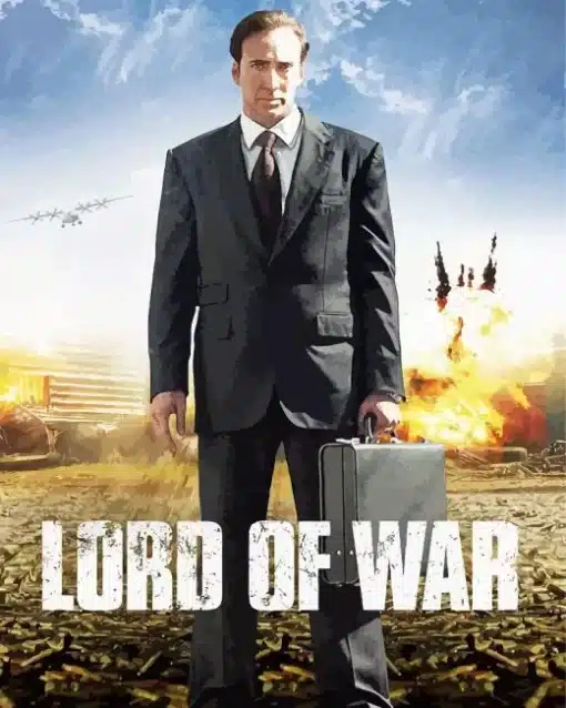 Lord Of War Nicolas Cage Paint by Number