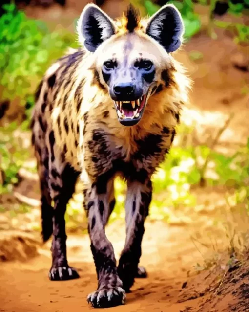 Mad Hyena Paint by Number