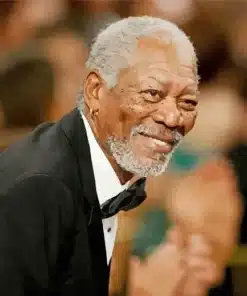 Morgan Freeman Celebrity Paint by Number