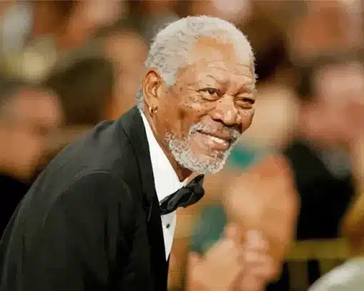 Morgan Freeman Celebrity Paint by Number