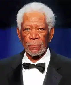 Morgan Freeman In Suit Paint by Number