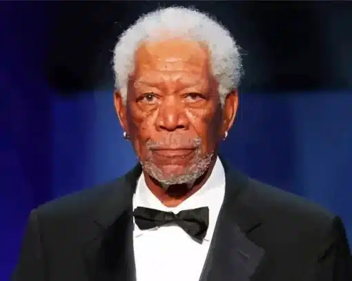 Morgan Freeman In Suit Paint by Number