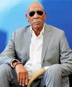 Morgan Freeman Sunglasses Paint by Number