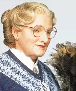 Mrs Doubtfire Robin Williams Paint by Number