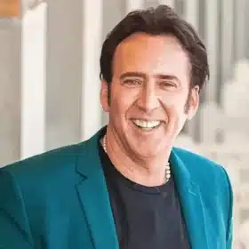 Cool Nicolas Cage Smiling Paint by Number