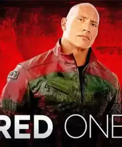 Red One Dwayne Johnson Paint by Number