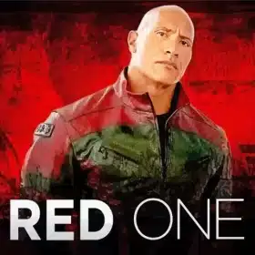 Red One Dwayne Johnson Paint by Number