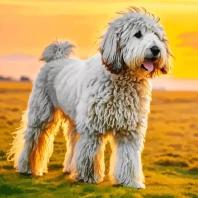 Sheepadoodle Animal Paint by Number