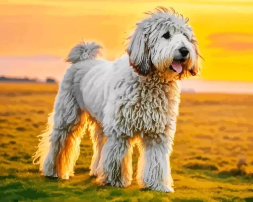 Sheepadoodle Animal Paint by Number