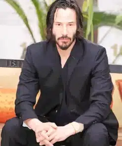 Actor Keanu Reeves Paint by Number