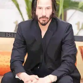 Actor Keanu Reeves Paint by Number