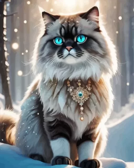 The Himalayan Cat Paint by Number