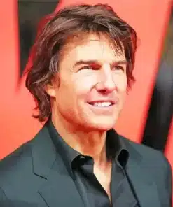 Tom Cruise Actor Paint by Number