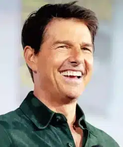 Tom Cruise Laughing Paint by Number