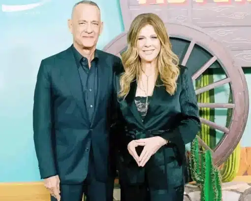 Tom Hanks And Rita Wilson Paint by Number