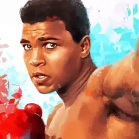 Abstract Muhammad Ali Paint by Number