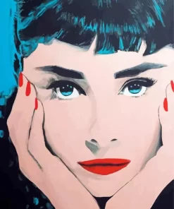 Audrey Hepburn Art Paint by Number