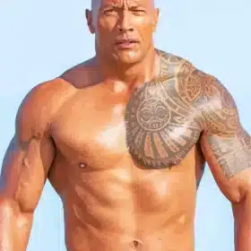 Black And White Dwayne Johnson Paint by Number