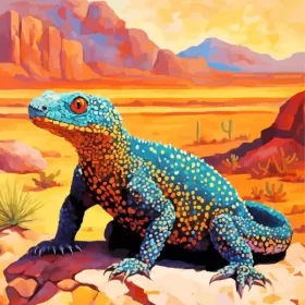 Big Gila Monster Paint by Number