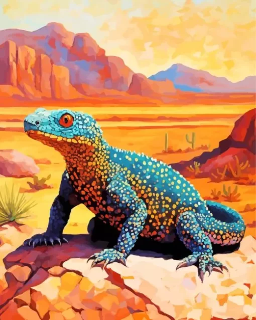 Big Gila Monster Paint by Number