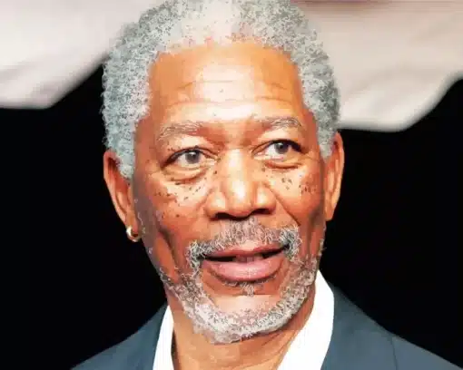 Charismatic Morgan Freeman Paint by Number