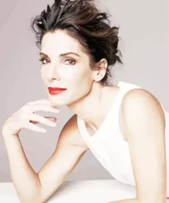 Charming Sandra Bullock Paint by Number