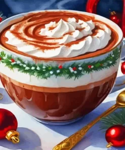 Christmas Drink Paint by Number