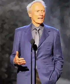 Classy Clint Eastwood Paint by Number