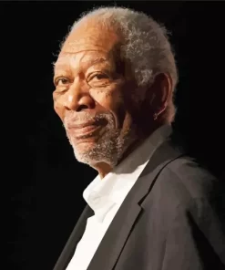 Elegant Morgan Freeman Paint by Number