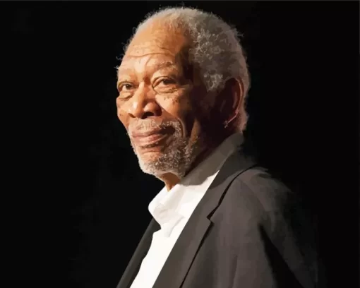 Elegant Morgan Freeman Paint by Number