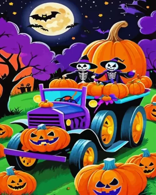 Halloween Vibes Paint by Number