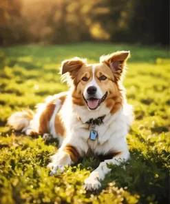 Happy Australian Shepherd Paint by Number