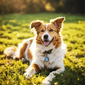 Happy Australian Shepherd Paint by Number