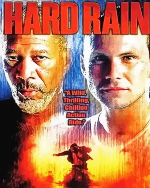 Hard Rain Morgan Freeman Paint by Number