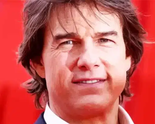 Old Tom Cruise Paint by Number