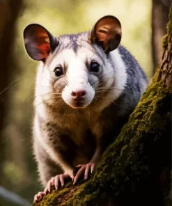 Opossum Animal Paint by Number